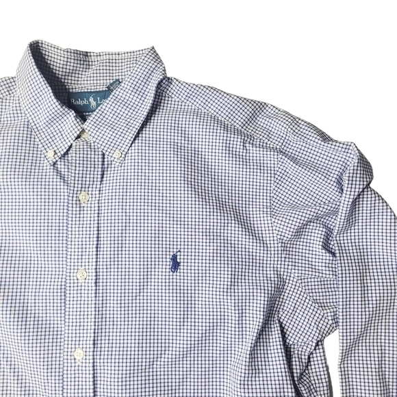 Ralph Lauren Classic Fit Cotton Shirt Large - Picture 2 of 4